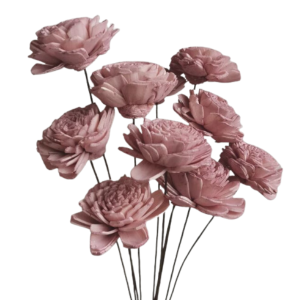 Pink Sola Flower | Flower Size 4 CM